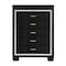 Homelegance Allura Bedroom Chest, Black 1916BK-9 - alternate 1