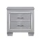 Homelegance Allura Night Stand, Silver Grey 1916-4 - alternate 1