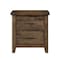 Homelegance Jerrick Night Stand, Brown 1957-4 - alternate 1