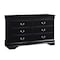 Homelegance Mayville Bedroom Dresser, Black 2147BK-5 - alternate 4