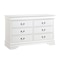Homelegance Mayville Bedroom Dresser, White 2147W-5 - alternate 2