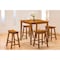 Homelegance Saddleback 18in Stool, Oak 5302A-18 - alternate 3