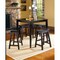 Homelegance Saddleback 24in Stool, Black 5302BK-24 - alternate 2