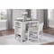 Homelegance Daye 3PC Counter Height Set, White 5773WH-32 - alternate 5