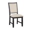 Homelegance Asher Side Chair, Black 5800BKS - alternate 2