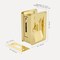 Richelieu 3 14inch 82 mm Pocket Door Privacy Pull  Rectangular, Brass 1701BPSBC - alternate 3