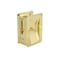 Richelieu 3 14inch 82 mm Pocket Door Privacy Pull  Rectangular, Brass 1701BPSBC - alternate 6