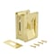 Richelieu 3 14inch 82 mm Pocket Door Privacy Pull  Rectangular, Brass 1701BPSBC - alternate 1