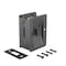 Richelieu 3 14inch 82 mm Pocket Door Privacy Pull  Rectangular, Black 1701FBPSBC - alternate 1