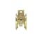 Richelieu 2 716inch 62 mm Round Pocket Door Passage Pull, Bright Brass 17RBB10 - alternate 2
