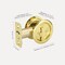 Richelieu 2 716inch 62 mm Round Pocket Door Privacy Pull, Bright Brass 17RBB42 - alternate 4