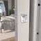 Richelieu 2 716inch 62 mm Square Pocket Door Privacy Pull, Chrome 17SC42 - alternate 7