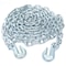 Kingchain 3/8 in x 20 ft. Grade 43 High-Test Tow Chain w/ Clevis Grab Hooks 427490 - alternate 2