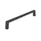 Richelieu Eglinton Collection 6-inch (152 mm) Matte Black Modern Rectangular Cabinet Pull BP10746900 - alternate 1