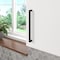 Richelieu Eglinton Collection 8-inch (203 mm) Matte Black Modern Rectangular Cabinet Pull BP10748900 - alternate 4