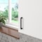 Richelieu Eglinton Collection 4-inch (102 mm) Matte Black Modern Rectangular Cabinet Pull BP1076900 - alternate 2