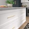 Richelieu 12 5/8-inch (320 mm) Center to Center Satin Brass Contemporary Cabinet Pull BP3060320160 - alternate 3