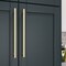 Richelieu 12 5/8-inch (320 mm) Center to Center Satin Brass Contemporary Cabinet Pull BP3060320160 - alternate 4