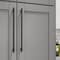 Richelieu 12 5/8-inch (320 mm) Center to Center Matte Black Contemporary Cabinet Pull BP3060320900 - alternate 2