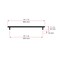 Richelieu 12 5/8-inch (320 mm) Center to Center Matte Black Contemporary Cabinet Pull BP3060320900 - alternate 5
