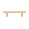 Richelieu 3 3/4-inch (96 mm) Center to Center Satin Brass Contemporary Cabinet Pull BP306096160 - alternate 8