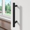Richelieu 3 3/4-inch (96 mm) Center to Center Matte Black Contemporary Cabinet Pull BP306096900 - alternate 4