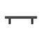 Richelieu 3 3/4-inch (96 mm) Center to Center Matte Black Contemporary Cabinet Pull BP306096900 - alternate 7