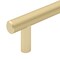 Richelieu 3 3/4-inch (96 mm) Center to Center Satin Brass Contemporary Cabinet Pull BP306096160 - alternate 4