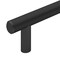 Richelieu 3 3/4-inch (96 mm) Center to Center Matte Black Contemporary Cabinet Pull BP306096900 - alternate 3