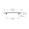 Richelieu Padova Collection 7 9/16-inch (192 mm) Matte Black Transitional Rectangular Cabinet Bar Pull BP650192900 - alternate 6