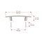 Richelieu Padova Collection 3-inch (76 mm) Polished Nickel Transitional Rectangular Cabinet Bar Pull BP65076180 - alternate 6