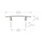 Richelieu Padova Collection 3-inch (76 mm) Brushed Nickel Transitional Rectangular Cabinet Bar Pull BP65076195 - alternate 4