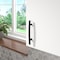 Richelieu Padova Collection 3 3/4-inch (96 mm) Matte Black Transitional Rectangular Cabinet Bar Pull BP65096900 - alternate 4