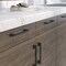 Richelieu 5 1/16 in (128 mm) Center-to-Center Matte Black Contemporary Cabinet Pull BP8160128900 - alternate 3