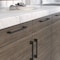 Richelieu 6 5/16 in (160 mm) Center-to-Center Matte Black Contemporary Cabinet Pull BP8160160900 - alternate 3
