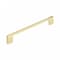 Richelieu 7 9/16 in (192 mm) Center-to-Center Satin Brass Contemporary Drawer Pull BP8160192160 - alternate 1