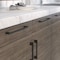 Richelieu 7 9/16 in (192 mm) Center-to-Center Matte Black Contemporary Cabinet Pull BP8160192900 - alternate 2