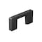 Richelieu 1 1/4 in (32 mm) Center-to-Center Matte Black Contemporary Cabinet Pull BP816032900 - alternate 1