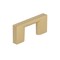 Richelieu 1 1/4 in (32 mm) Center-to-Center Champagne Bronze Contemporary Cabinet Pull BP816032CHBRZ - alternate 1