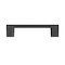 Richelieu 3 3/4 in (96 mm) Center-to-Center Matte Black Contemporary Cabinet Pull BP816096900 - alternate 5