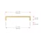 Richelieu Lambton Collection 7 9/16-inch (192 mm) Satin Brass Modern Rectangular Cabinet Pull BP873192160 - alternate 6