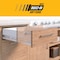 Richelieu 16-in 400 mm Full Extension Ball Bearing Slides, Soft Close, Frameless Cabinet, 77 lb, Pair TU304SC170400 - alternate 3