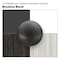 Richelieu 2-inch (50 mm) Center to Center Brushed Black Contemporary Edge Pull BP969650990 - alternate 6