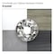 Richelieu 3 in (76.2 mm) Center-to-Center Clear, Chrome Eclectic Drawer Pull BP1008214011 - alternate 5