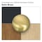 Richelieu 3 3/4-inch (96 mm) Center to Center Satin Brass Contemporary Cabinet Pull BP306096160 - alternate 5