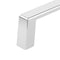 Richelieu Eglinton Collection 4-inch (102 mm) Chrome Modern Rectangular Cabinet Pull BP1076140 - alternate 6