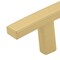 Richelieu Padova Collection 3-inch (76 mm) Satin Brass Transitional Rectangular Cabinet Bar Pull BP65076160 - alternate 4