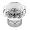 Richelieu 1 5/16 in (33 mm) Clear, Chrome Eclectic Cabinet Knob 1007414011 - alternate 1