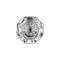 Richelieu 1 5/16 in (33 mm) Matte Nickel, Clear Eclectic Cabinet Knob 1007418411 - alternate 4