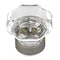 Richelieu 1 5/16 in (33 mm) Matte Nickel, Clear Eclectic Cabinet Knob 1007418411 - alternate 1